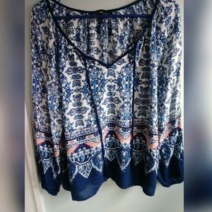 Derek ❤ Heart Boho Blouse